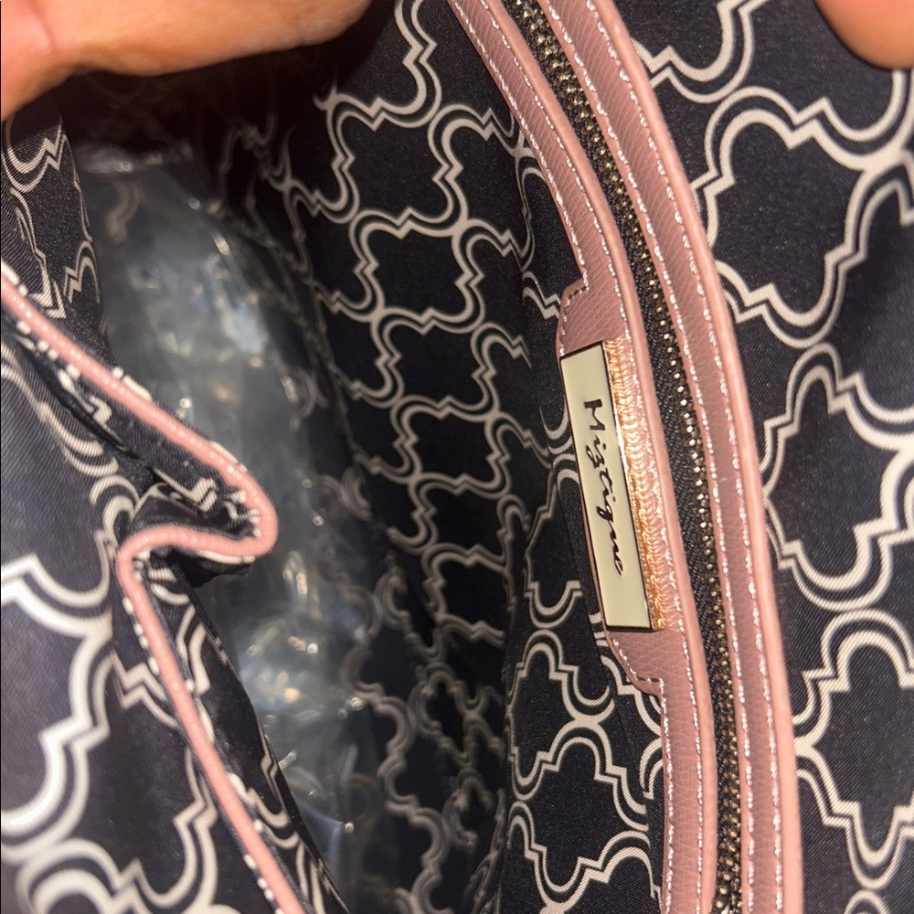 Miztique Blush Leather Backpack - Picture 6 of 8